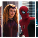 (From left) Scarlett Johansson in Black Widow, Elizabeth Olsen in WandaVision, Tom Holland in Spider-Man, and the new Black Panther